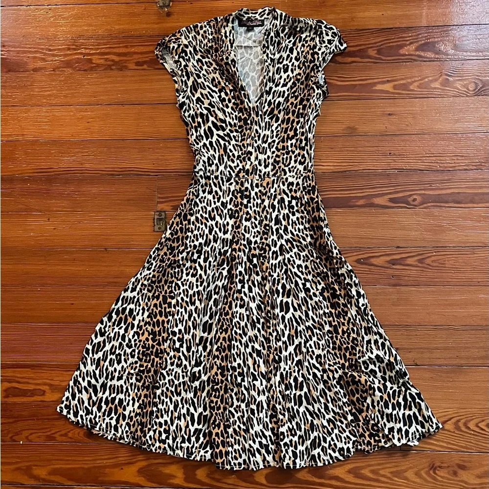 Trashy Diva Leopard Print Dress - Picture 1 of 6